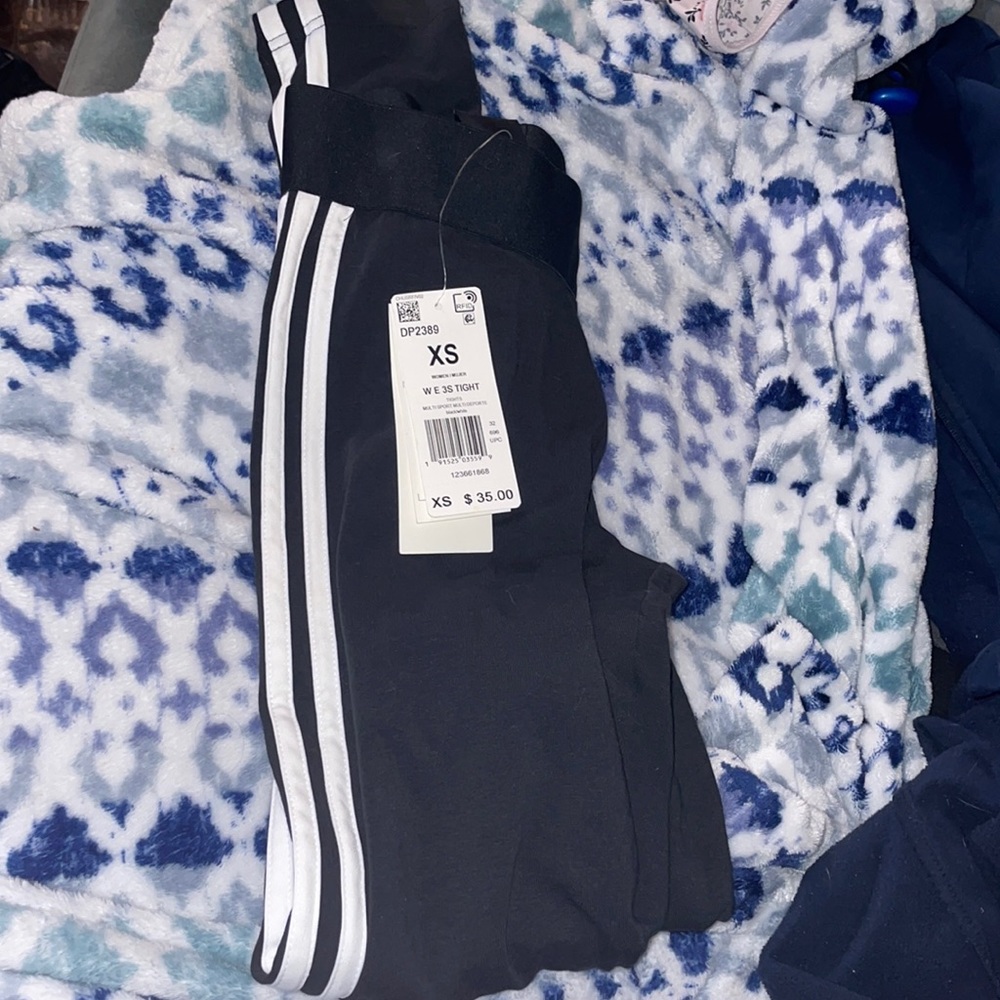 Adidas Leggings . Tight fit. Black